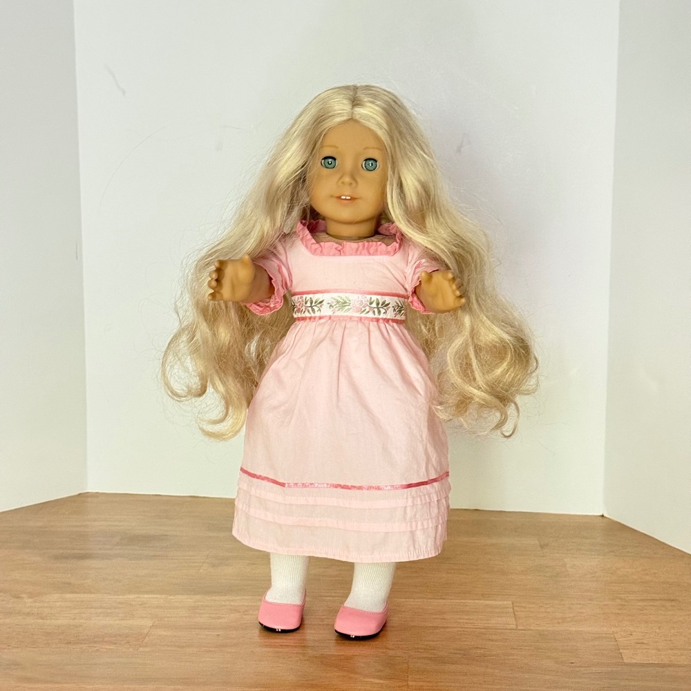 American Girl Caroline Abbott 18in Doll Complete Meet Outfit Retired Historical